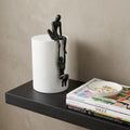 8" Black Resin People Tabletop Sculpture