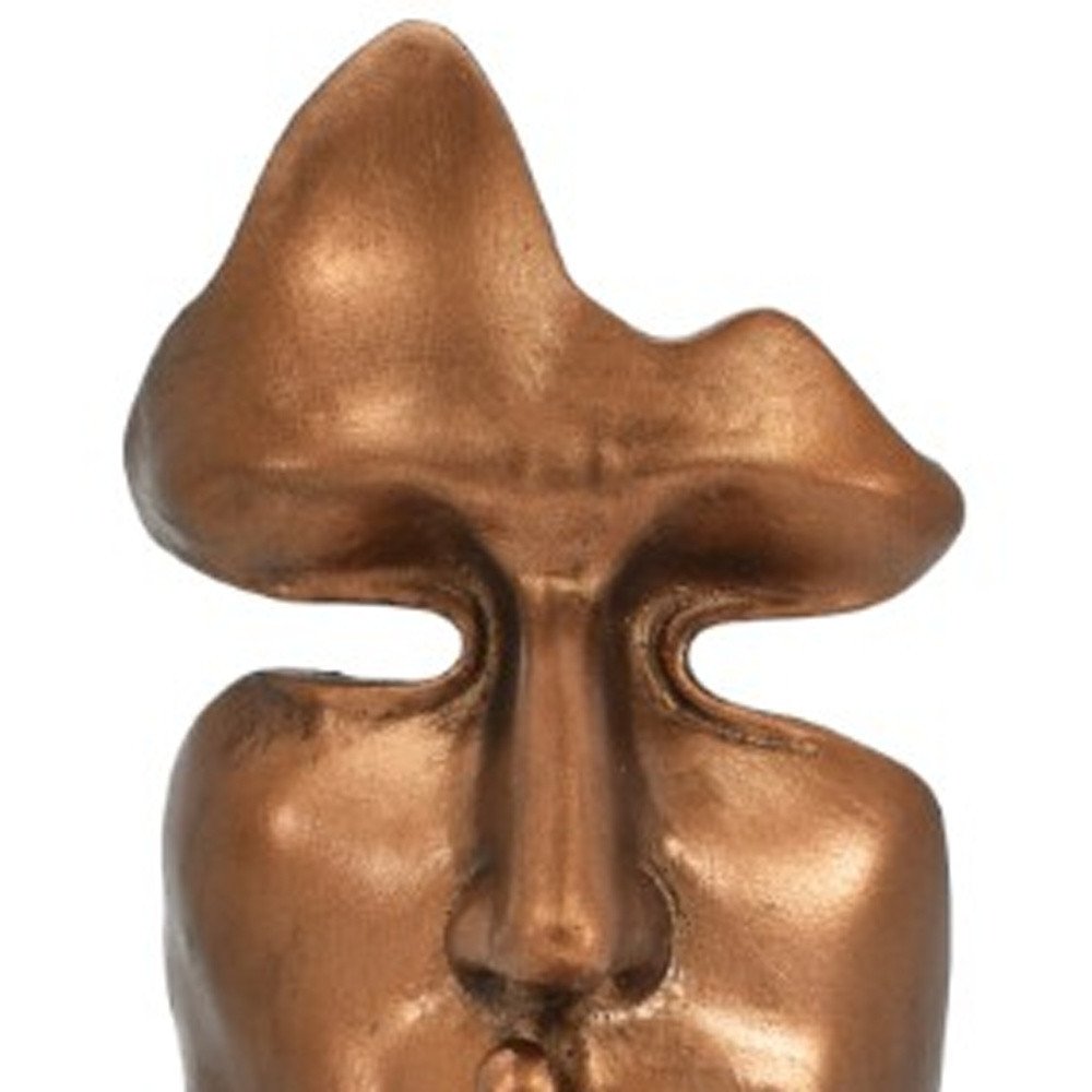 8" Bronze Resin Tabletop Sculpture on a white background