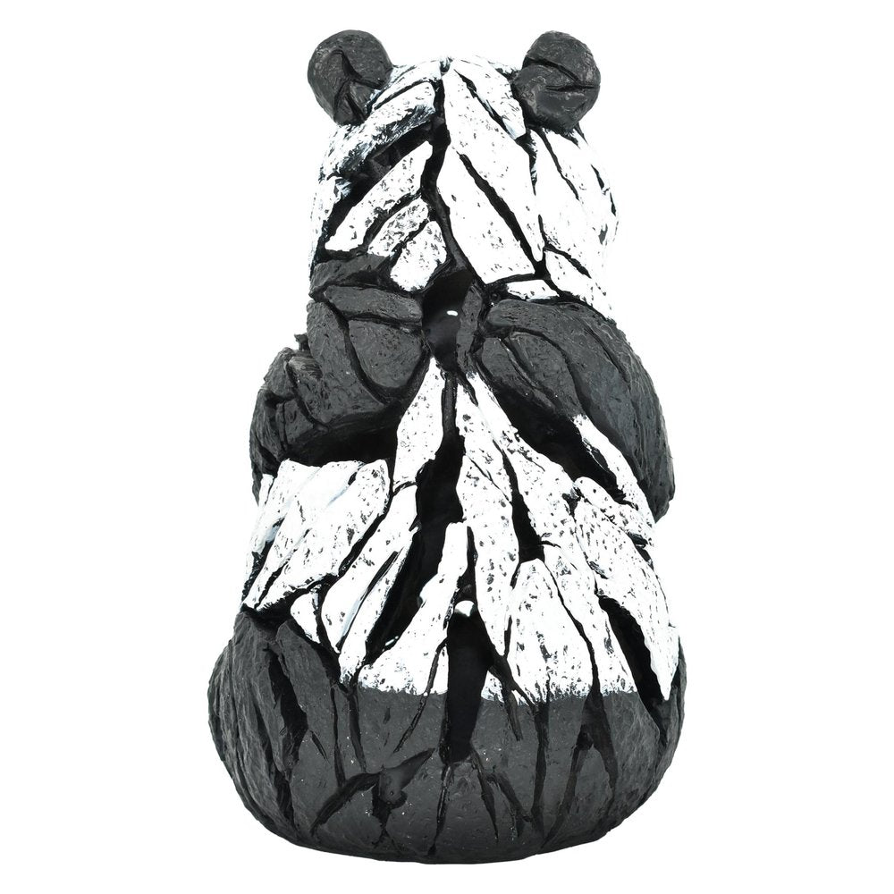 6" Black And White Resin Panda Tabletop Sculpture