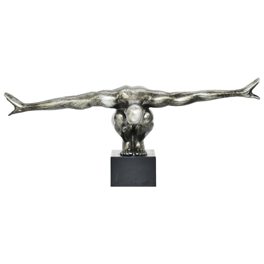 4" Pewter Resin Man Tabletop Sculpture