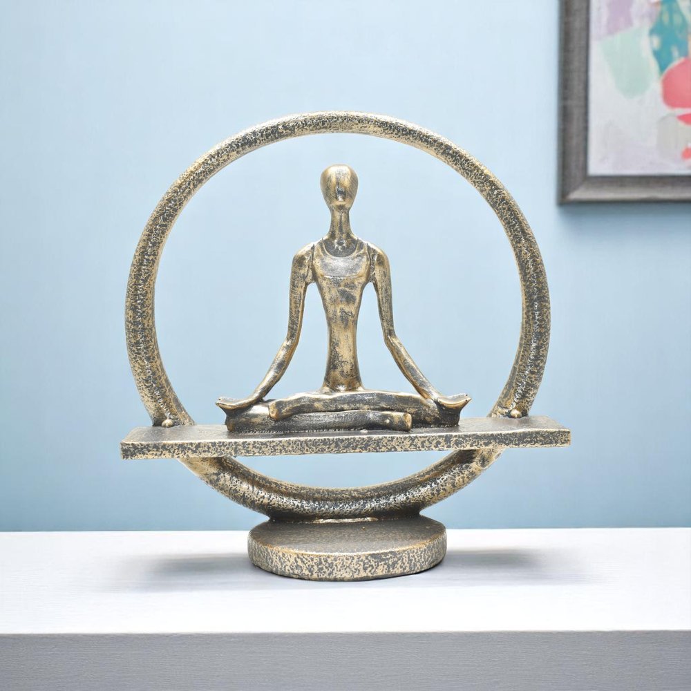 7" Pewter Resin Tabletop Sculpture