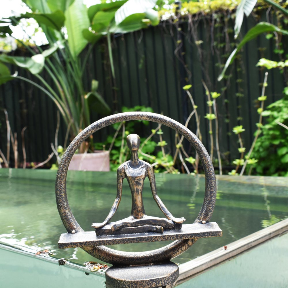 7" Pewter Resin Tabletop Sculpture
