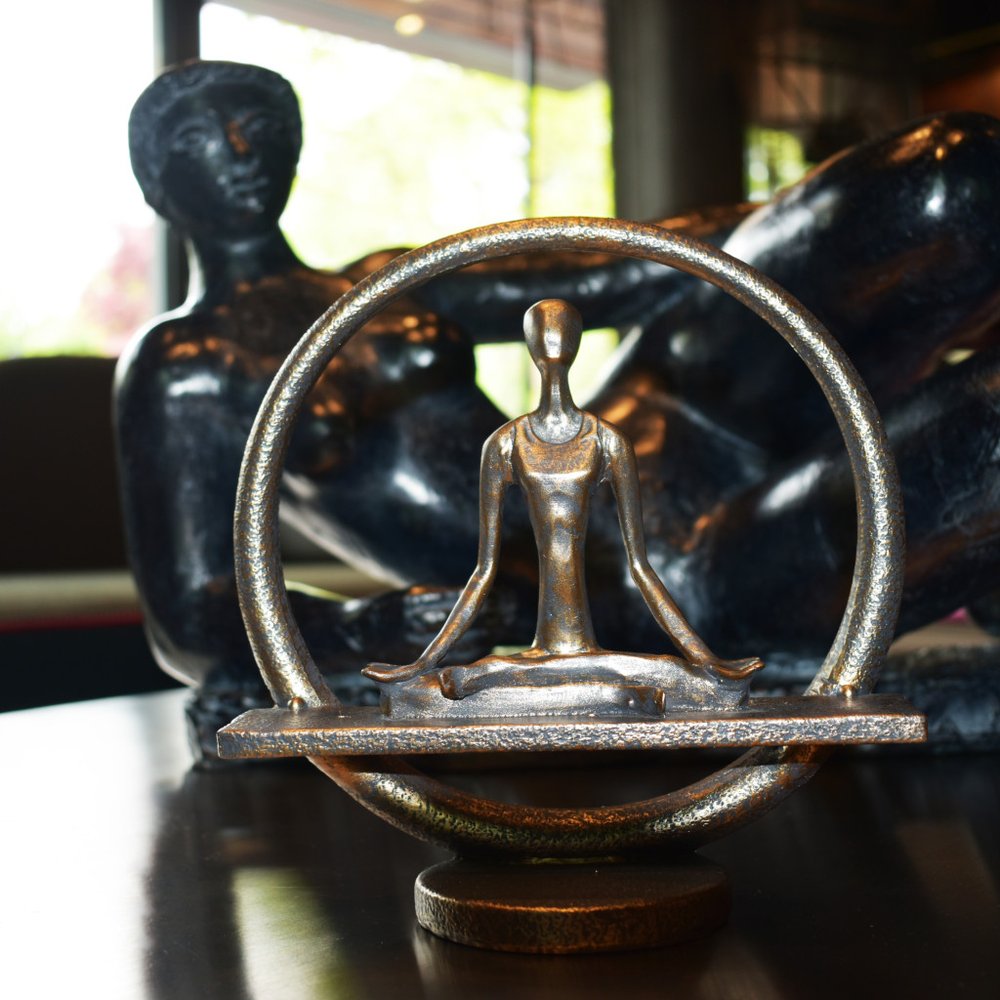 7" Pewter Resin Tabletop Sculpture