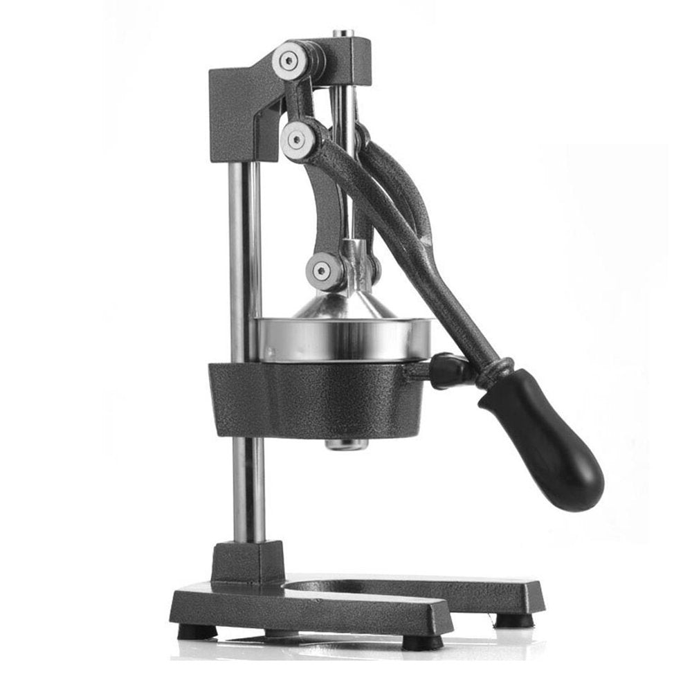 7" Black And Silver Stainless Steel Manual Juicer - SKU 568983