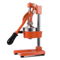 7" Orange Cast Iron Manual Juicer