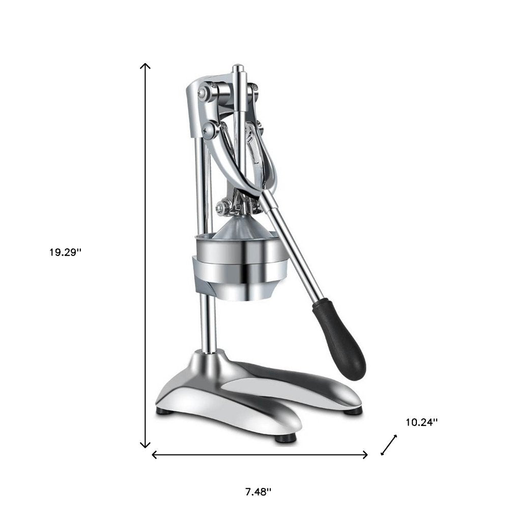 7" Silver Stainless Steel Manual Juicer