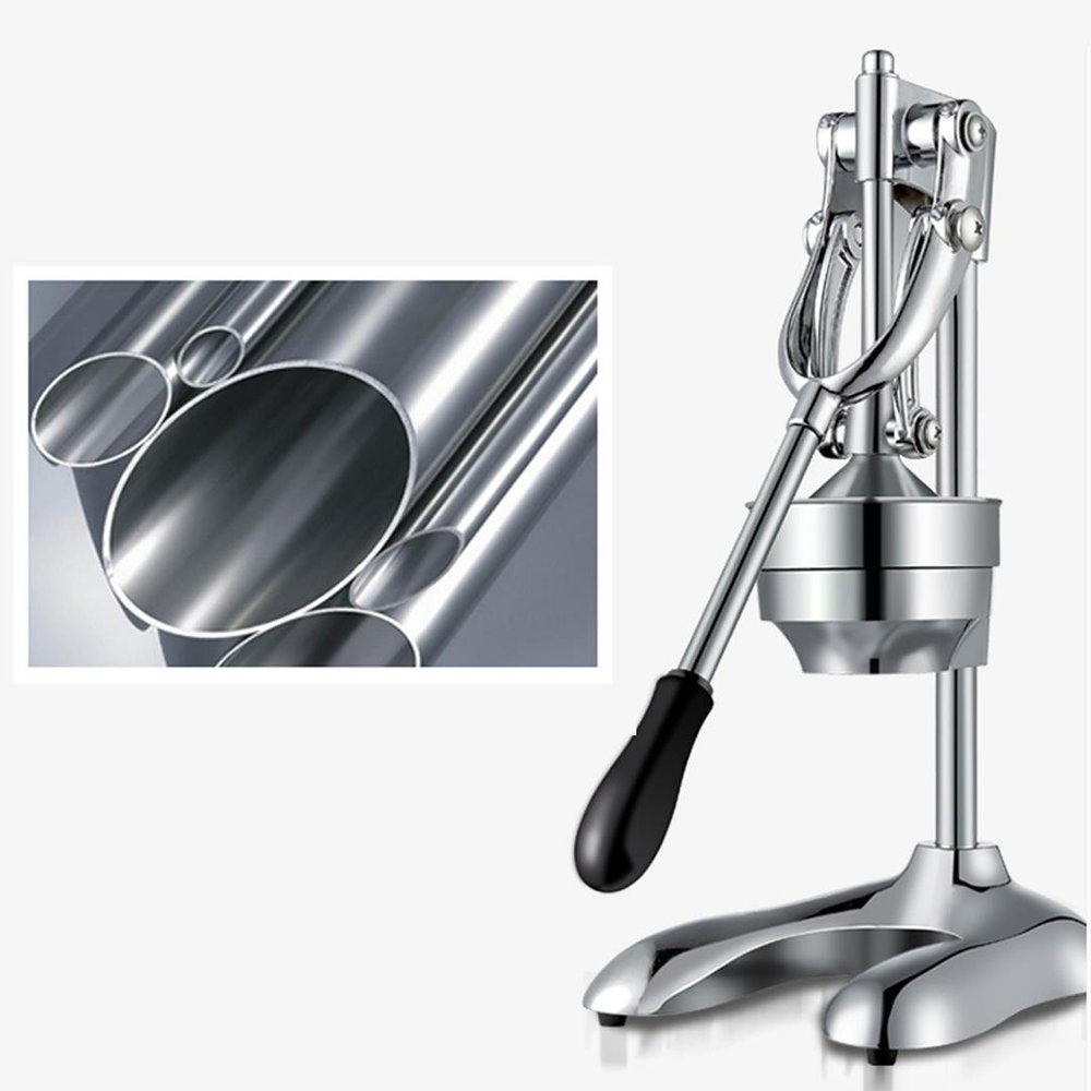 7" Silver Stainless Steel Manual Juicer