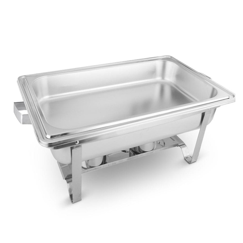 9" Silver Stainless Steel Chafing Dish With Stand - SKU 569489