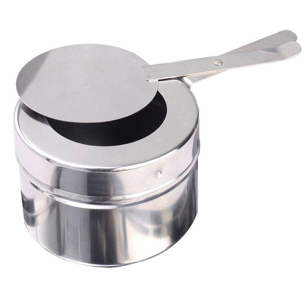 19" Silver Stainless Steel Chafing Dish With Stand