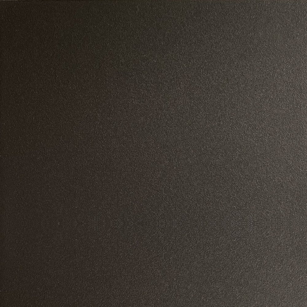 Close-up of 44" Brown Metal Swivel Outdoor Bar Height chair with Footrest showing the metal texture.