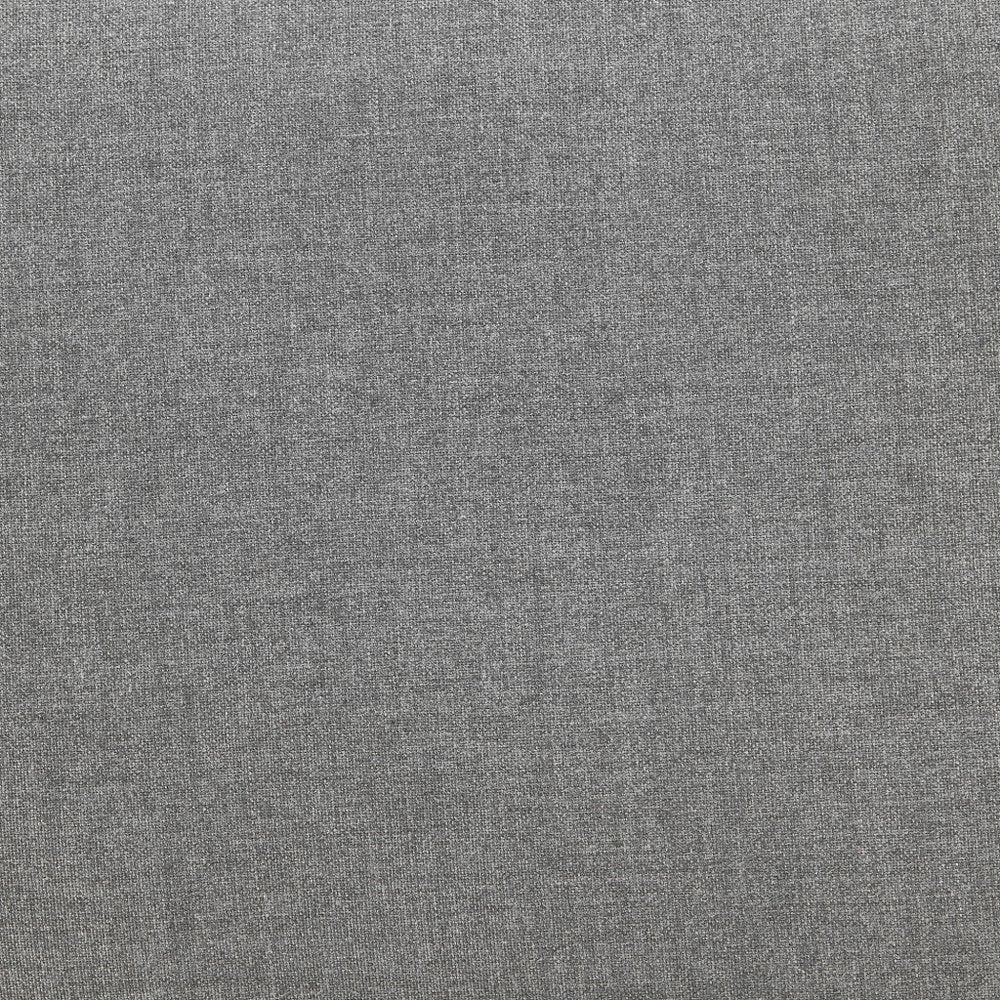 Close-up of 40" Gray Metal Outdoor Bar Height chair with Footrest showing the gray metal texture.