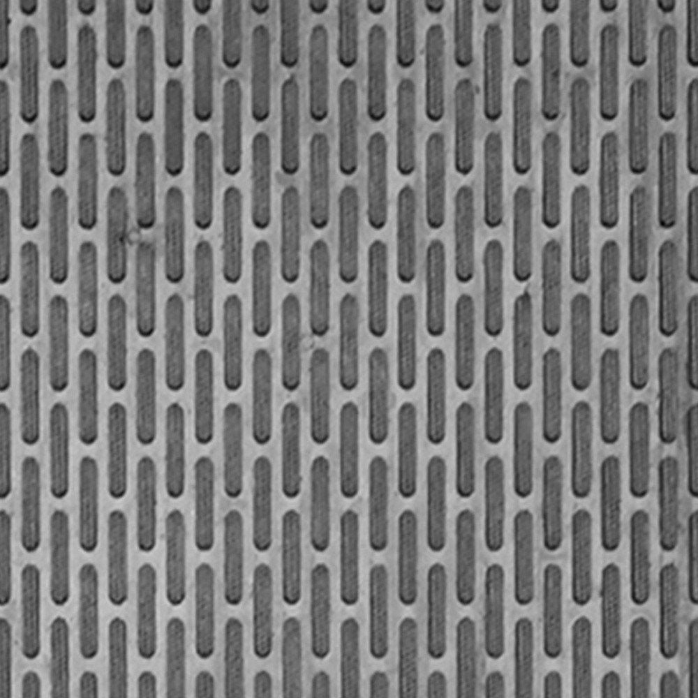 36" X 59" Black Rubber Outdoor Door Mat close-up highlighting the black surface.