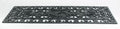 9" X 30" Black Rubber Dog Outdoor Door Mat on a white background