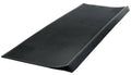 9" X 30" Black Rubber Outdoor Door Mat on a white background