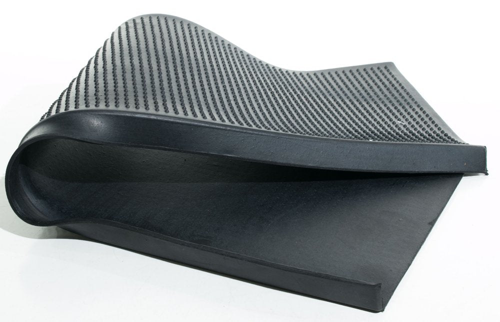 9" X 30" Black Rubber Outdoor Door Mat - SKU 576950