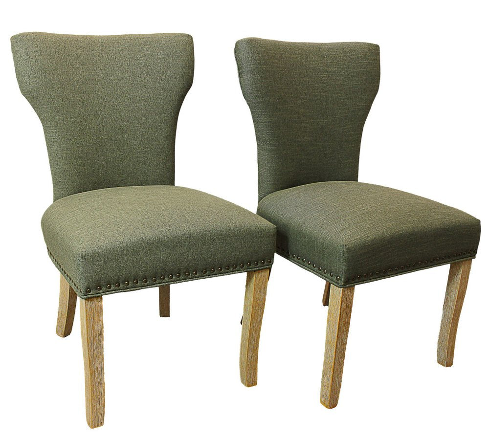 Five Piece Natural Round Solid Wood Dining Set with Four Chairs on a white background