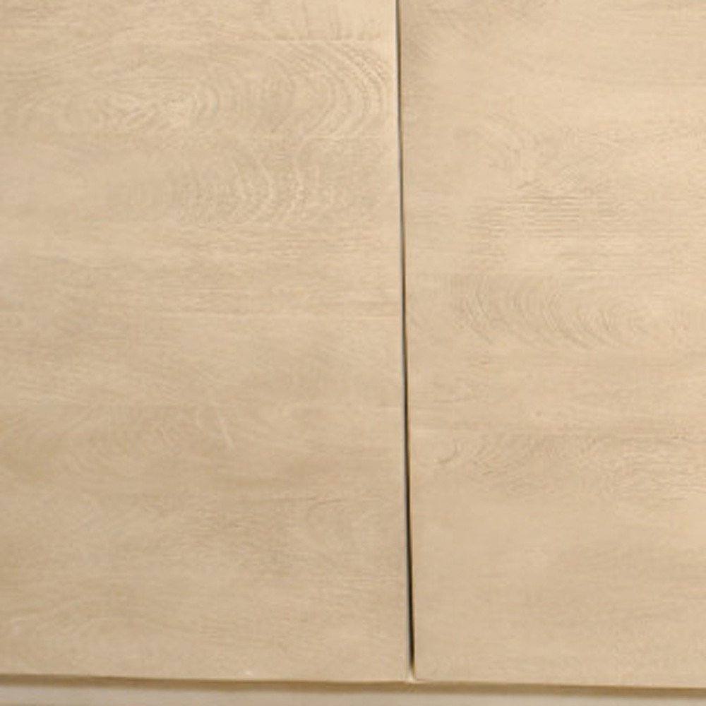 80" Natural Distressed Solid Wood Sideboard With Four Doors