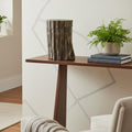 7" Brown And Gold Resin Modern Abstract Tree Stump Decorative Box