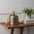 7" Gold Metal Decorative Wall Sculpture