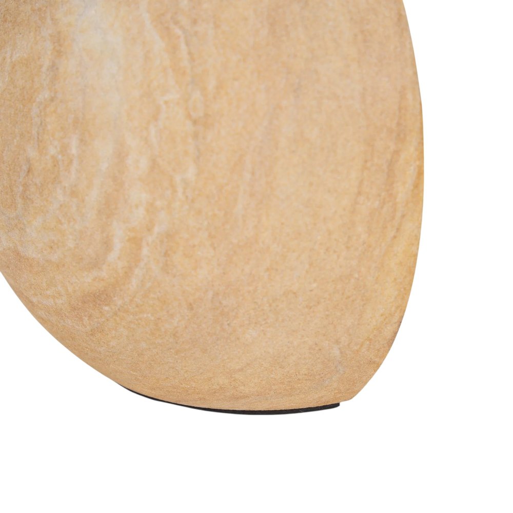Set of Two Beige Stone Orb Decorative Bookends