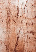 9' X 13' Orange Brown And White Abstract Washable Area Rug With UV Protection