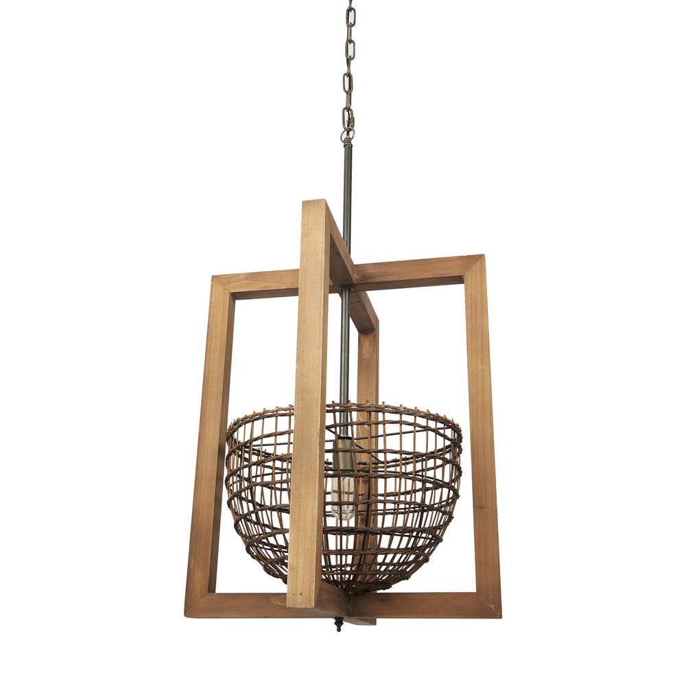 Brown Single Metal Dimmable Ceiling Light With Brown Shades on a white background