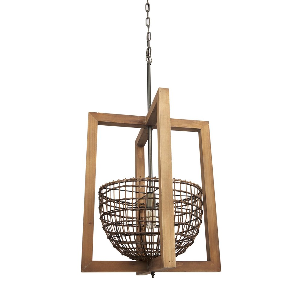 Brown Single Metal Dimmable Ceiling Light With Brown Shades on a white background
