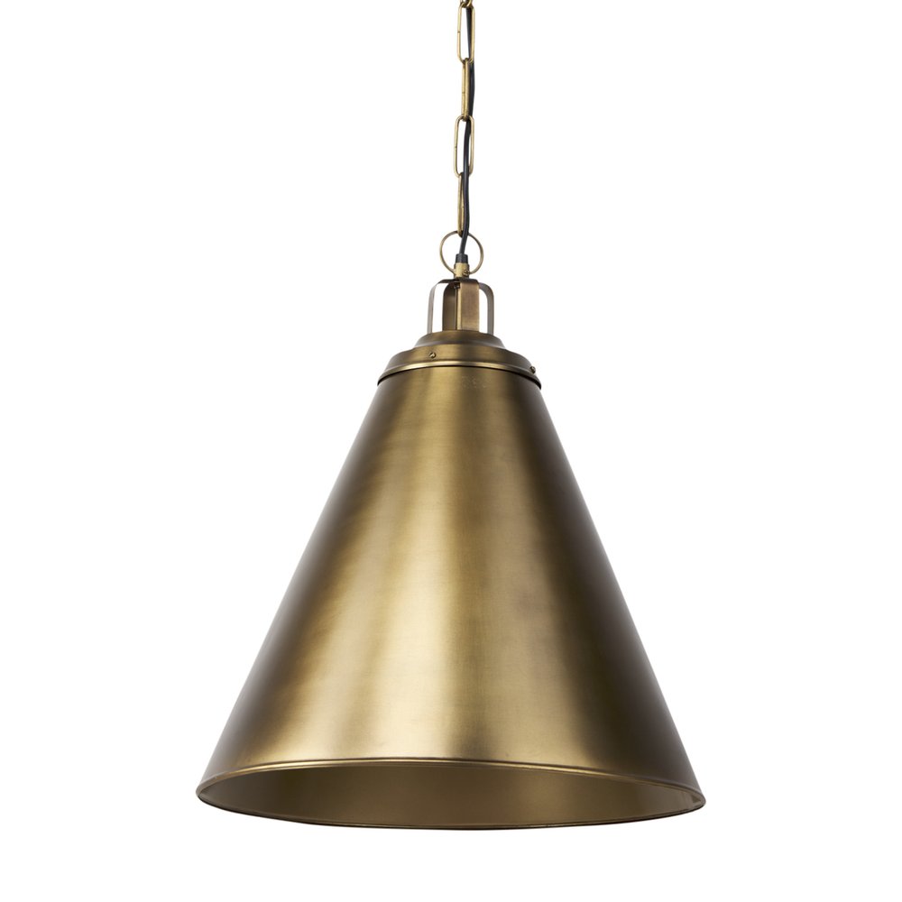 Gold Single Metal Dimmable Ceiling Light With Gold Shades on a white background