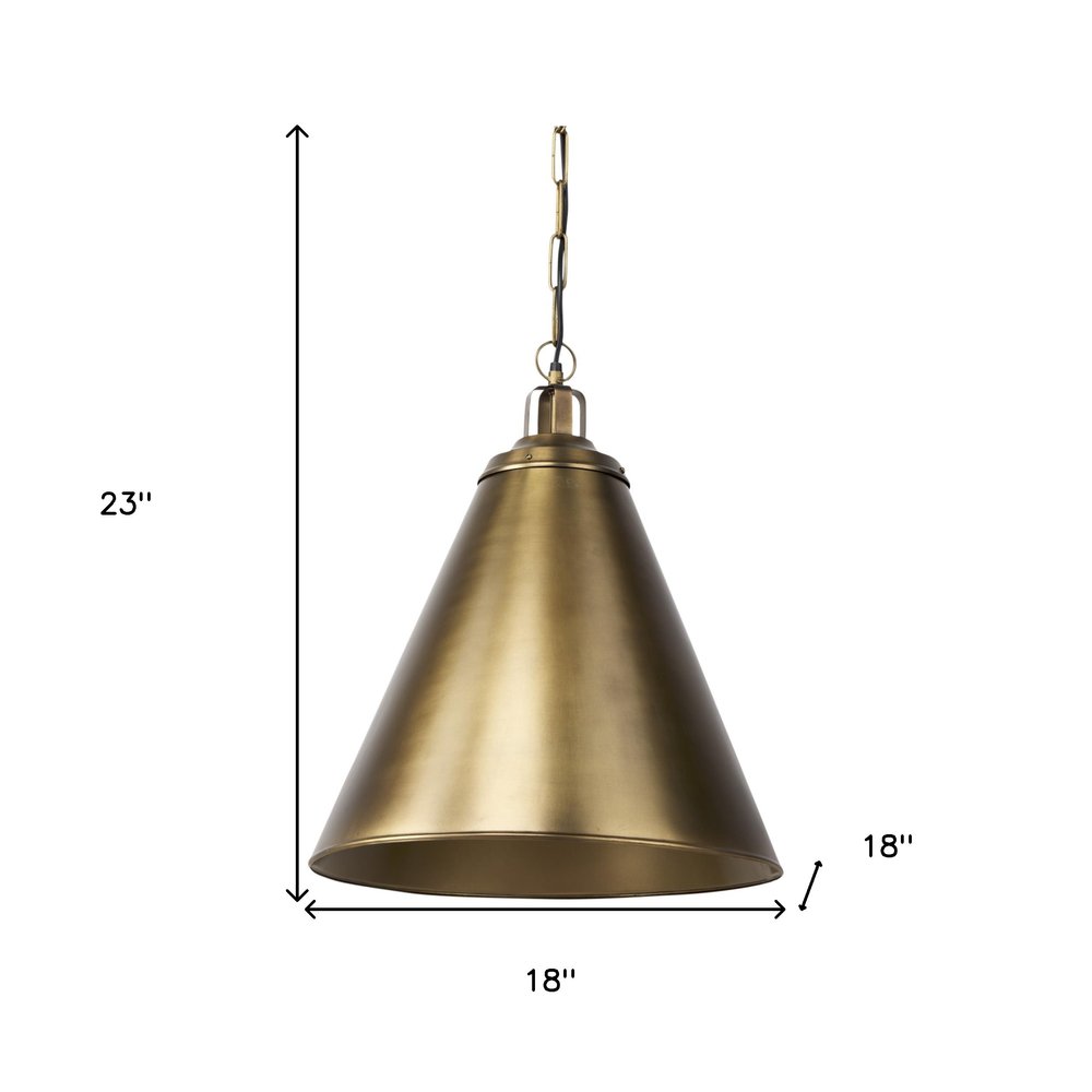 Gold Single Metal Dimmable Ceiling Light With Gold Shades on a white background
