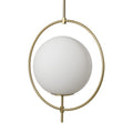 White Single Metal Dimmable Ceiling Light With White Shades on a white background