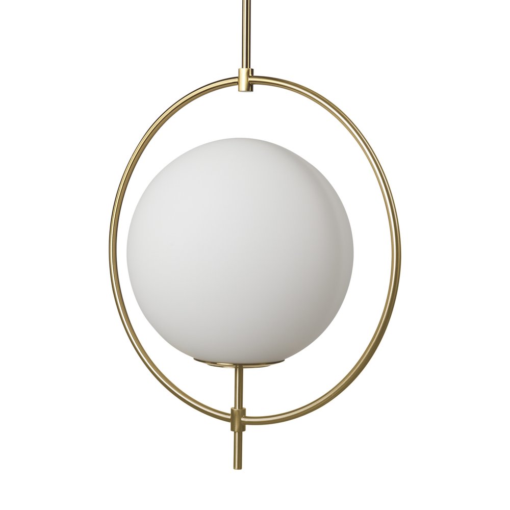 White Single Metal Dimmable Ceiling Light With White Shades on a white background