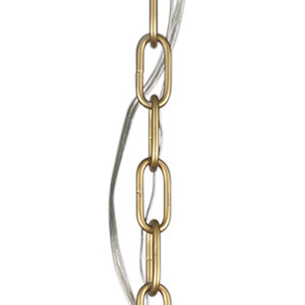 Gold And White Single Metal Dimmable Ceiling Light With White Shades on a white background