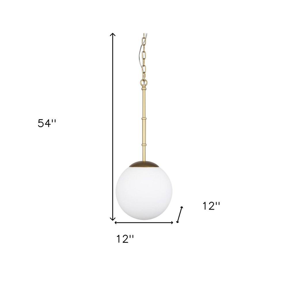Gold And White Single Metal Dimmable Ceiling Light With White Shades