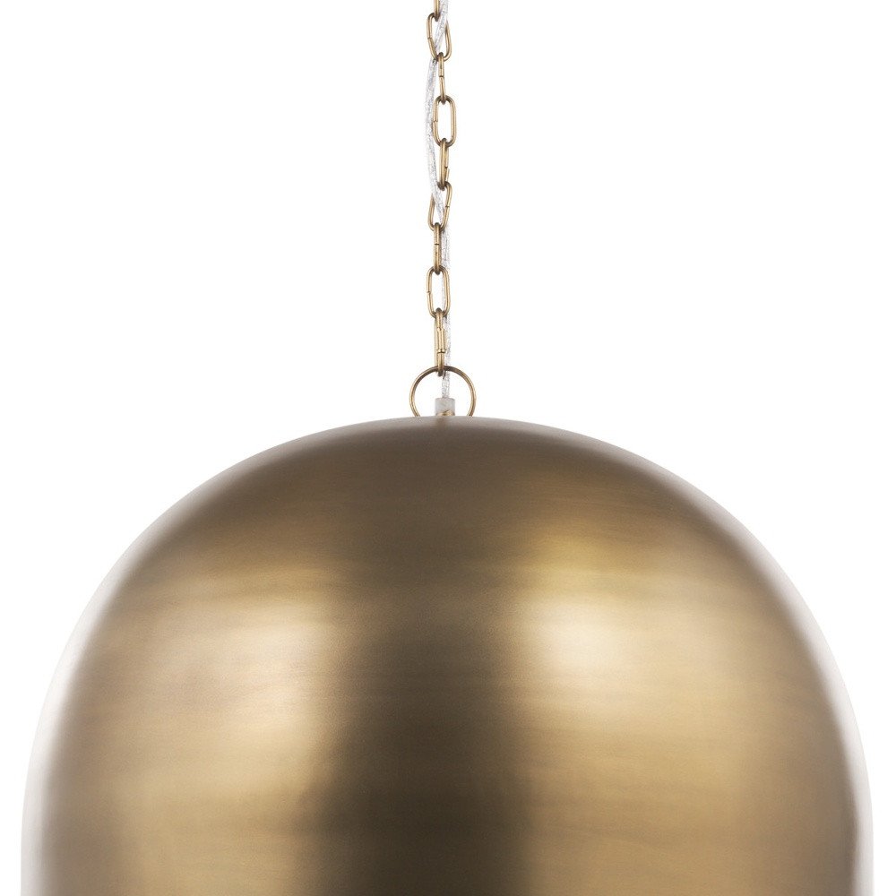 Gold Single Metal Dimmable Ceiling Light With Gold Shades on a white background