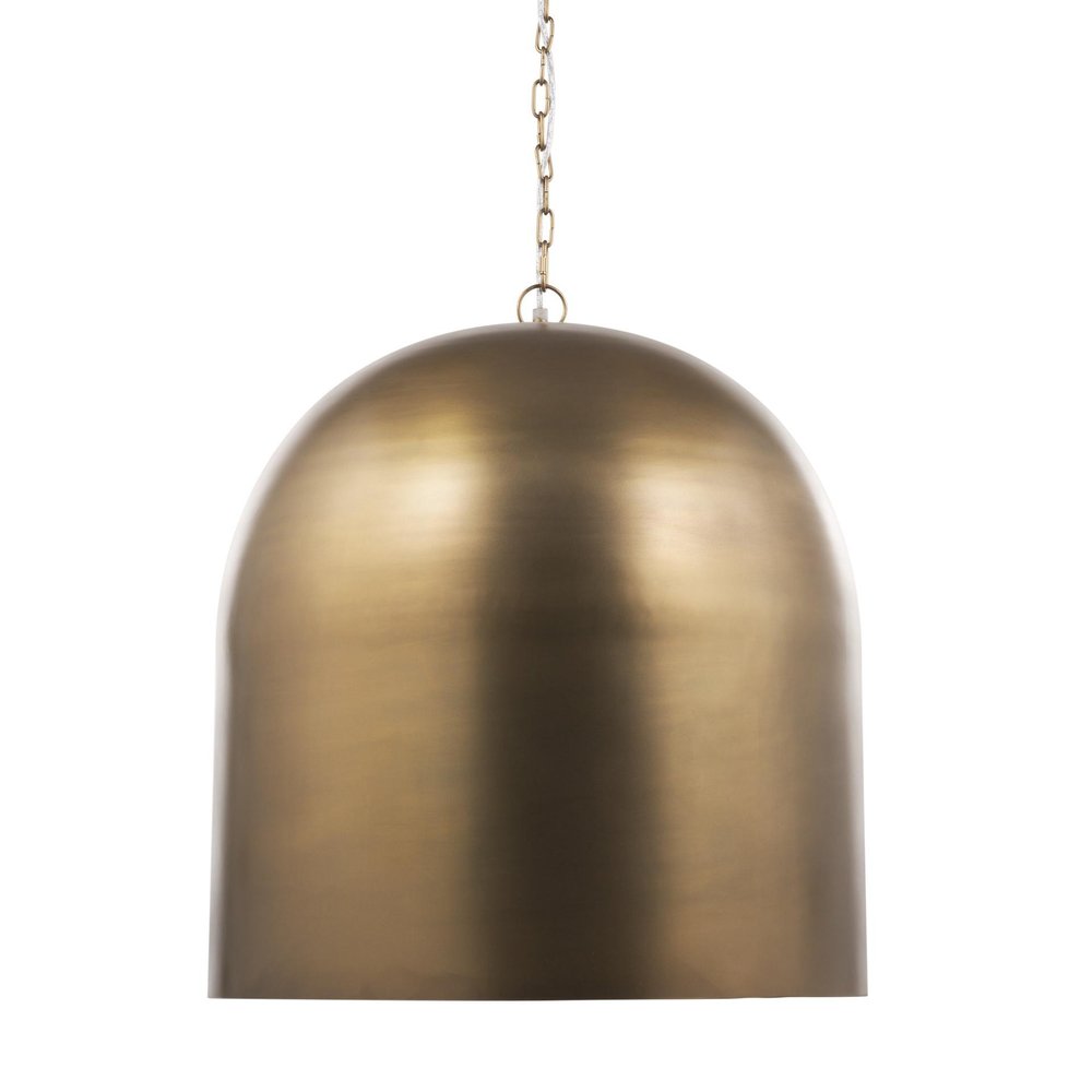 Gold Single Metal Dimmable Ceiling Light With Gold Shades on a white background