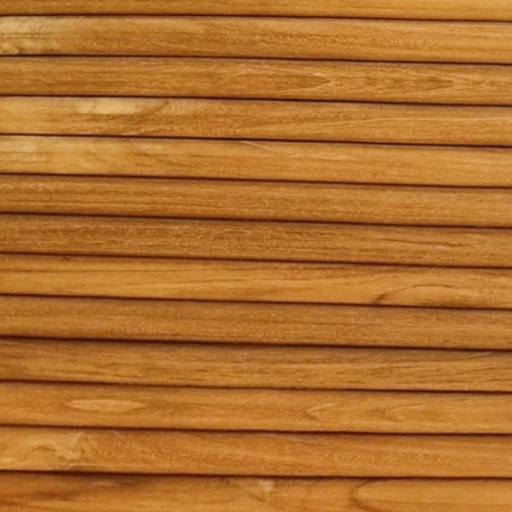 Brown 3D Embossed Striped Teak Reclaimed Wood Decorative Wall Panels