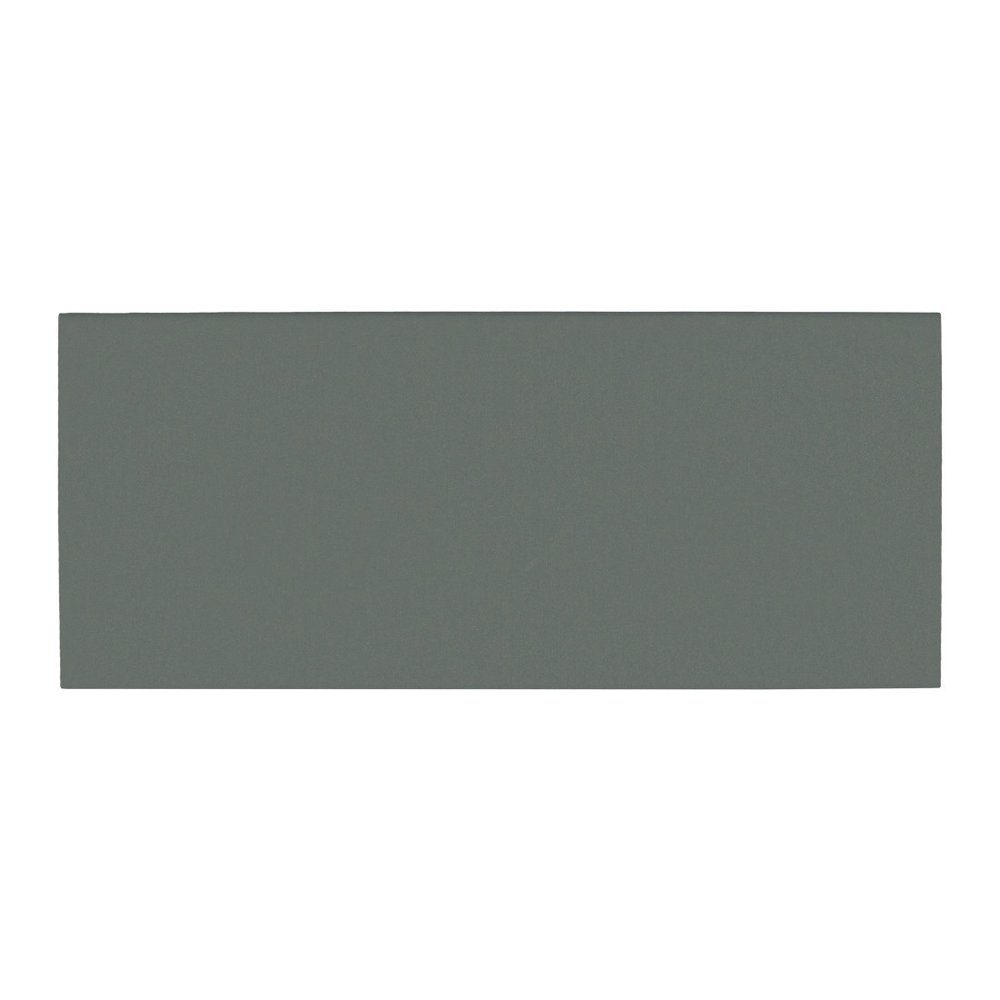 95" Gray and Natural Faux Concrete and Solid Wood Cross Leg Base Dining Table on a white background