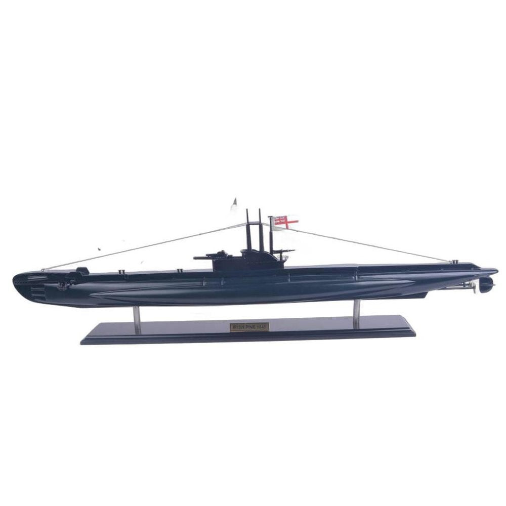 6" Unfinished Wood Hand Painted Model Boat