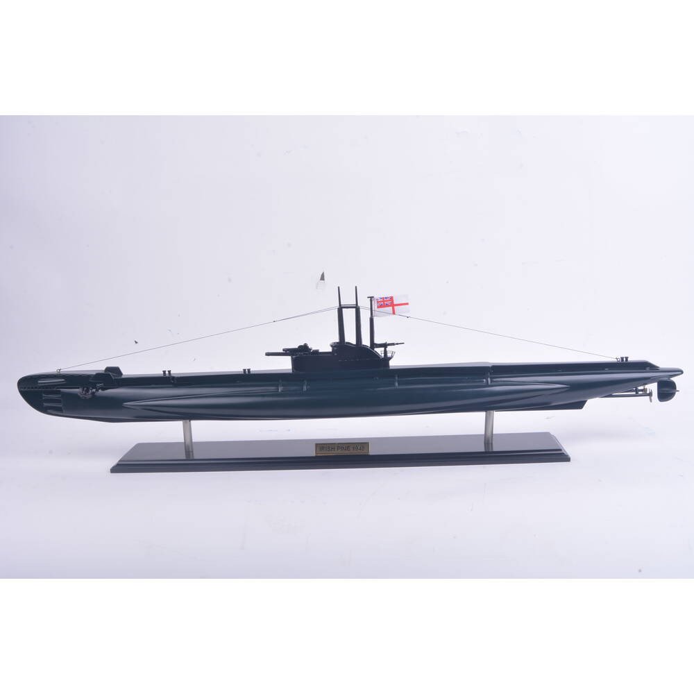 6" Unfinished Wood Hand Painted Model Boat