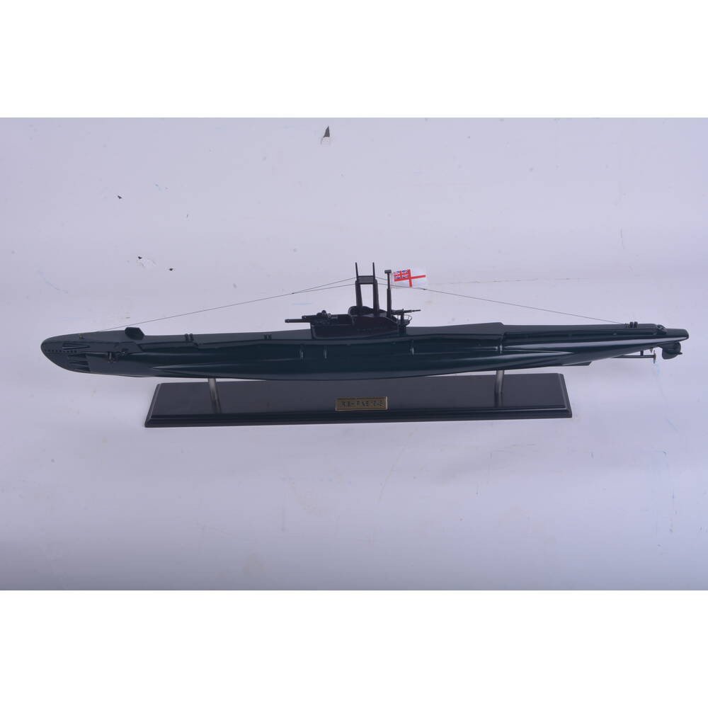 6" Unfinished Wood Hand Painted Model Boat