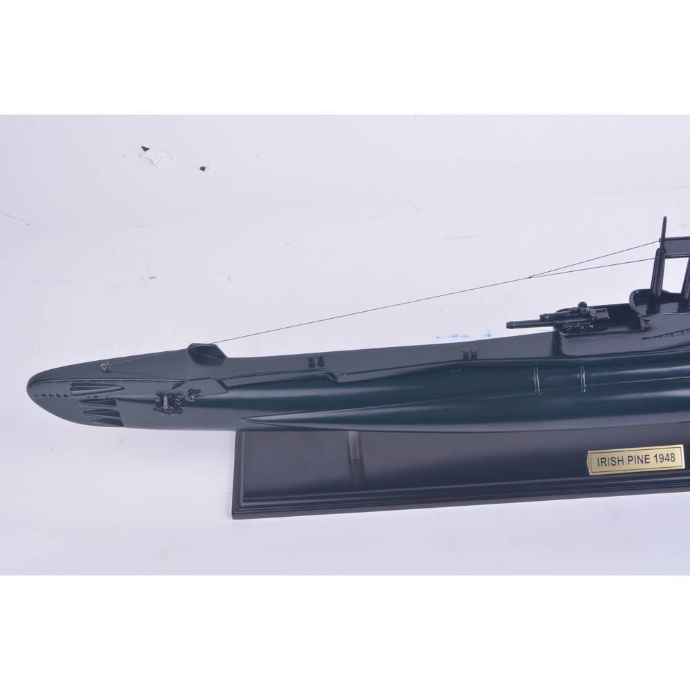 6" Unfinished Wood Hand Painted Model Boat