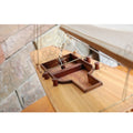 31" Unfinished Wood Hand Painted Model Boat