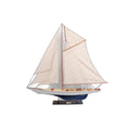 41" Unfinished Wood Hand Painted Model Boat