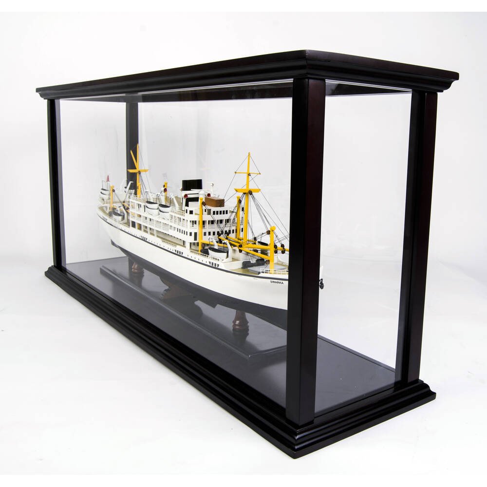 5" Unfinished Wood Hand Painted Model Boat