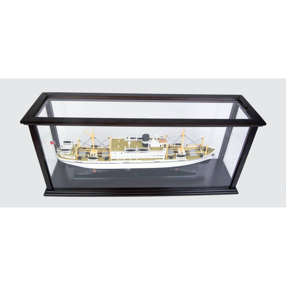 5" Unfinished Wood Hand Painted Model Boat