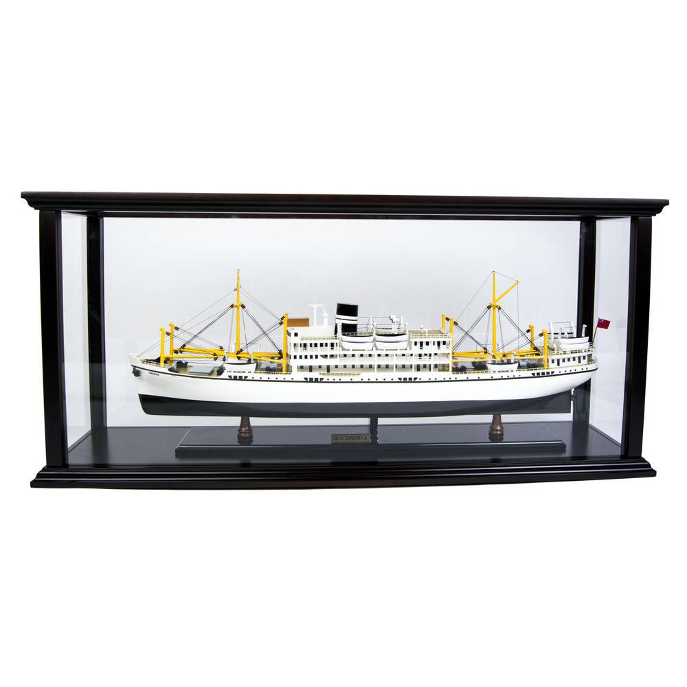 5" Unfinished Wood Hand Painted Model Boat