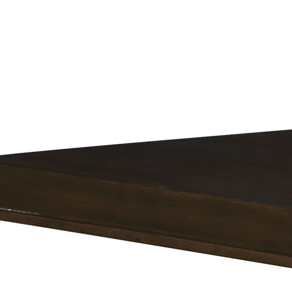 78" Walnut and White Wood Removable Leaf Double Pedestal Base Extendable Dining Table