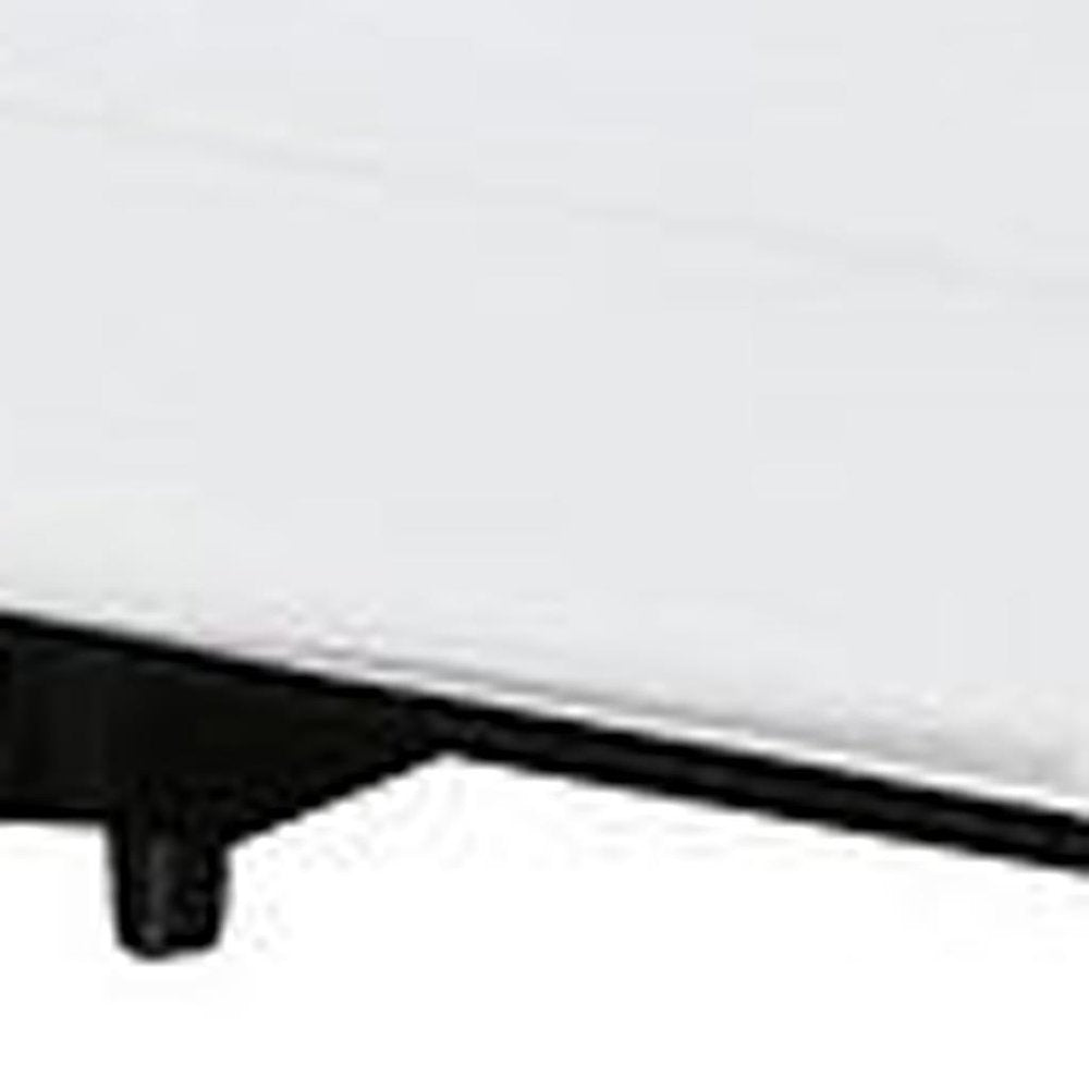 Two Piece White Leather Five Person Seating Set - SKU 633998