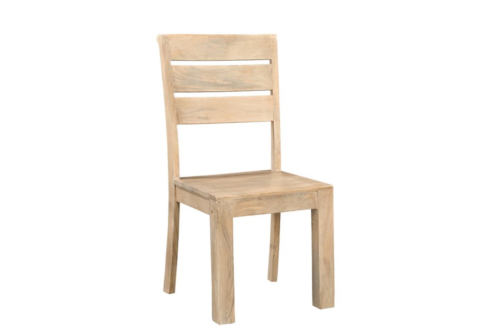 Five Piece Beige Round Solid Wood Dining Set with Four Chairs
