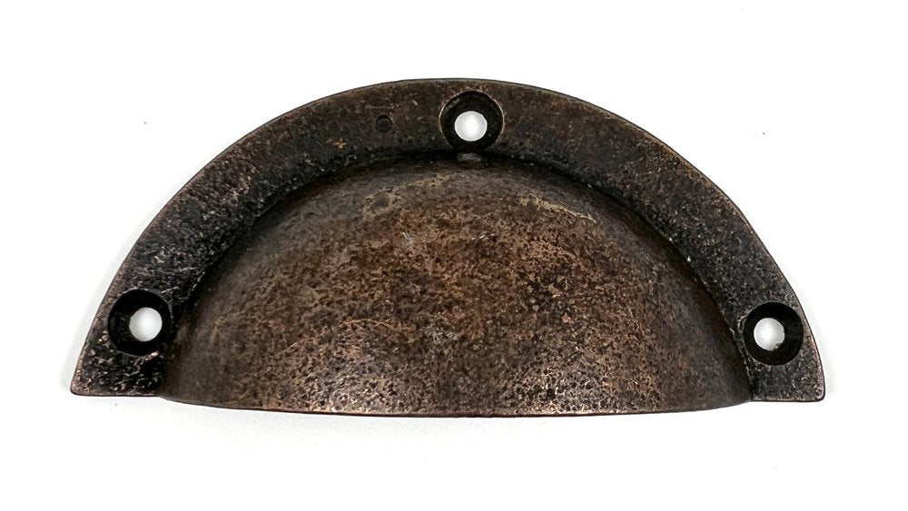 Set of Six Bronze Novelty Knob Metal Drawer Pull Knobs